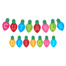 The jpgs and pngs are high quality with a resolution of 300 dpi. Christmas Light Bulb Cuttable Font