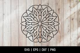 Download Simple Mandala Svg Design Graphic By Doridodesign Creative Fabrica