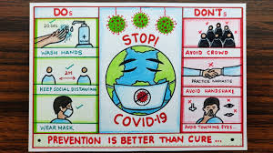 Easy Drawing Of Coronavirus Awareness Precautions Safety Poster Easy Drawing Covid19 Poster Youtube