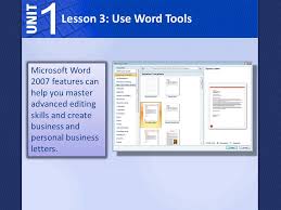 How Can Microsoft Word 2007 Help You Write A Business Letter Ppt Video Online Download