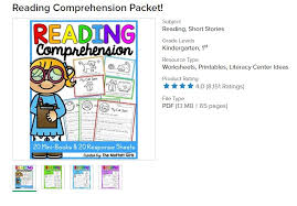 Similarly, based on the recommendations of the national reading. Reading Comprehension Packet Beginning Readers Learning English Reading Short Stories Phonics Homeschool Pdf Electronic File Aliexpress