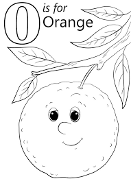 Here are some free printable letter o coloring pages in vector format, you can print them on any size paper, the images will automatically fit the paper size. Orange Letter O Coloring Page Free Printable Coloring Pages For Kids