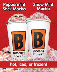 Stambaughloves These Yummy Flavored Coffee Around The Holidays Biggby Coffee Mint Mocha Coffee