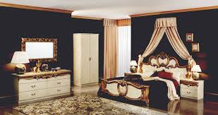 Whether you choose a coordinated bedroom suite or purchase items separately, options fit any budget. Barocco Ivory W Gold Bedroom Classic Bedrooms Qs And Ks Bedroom Furniture