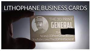 The ups store continues to expand 3d printing services nationwide to meet the growing demands of its small business customers. 3d Printing A Lithophane Business Card Youtube