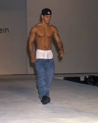 Calvin klein changed the american market of men's underwear when head of menswear design, john varvatos, pioneered a hybrid of boxer shorts and briefs famously named boxer briefs, which in 1992 would be publicised by a series of print ads featuring mark marky mark wahlberg. Calvin Klein Mark Wahlberg Poster