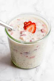 Don't settle for overnight oats and oatmeal. Healthy Strawberry Cheesecake Overnight Oats Recipe Wholefully