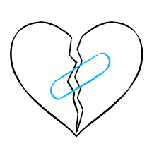 How To Draw A Broken Heart Really Easy Drawing Tutorial Easy Drawings Drawing Tutorial Drawing Tutorial Easy