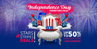 Our Front Page Sale Banner Combines Both 4th July Patriotic Symbolism And Focuses Attention On The Main Produc Furniture Sale Online Furniture Furniture Outlet