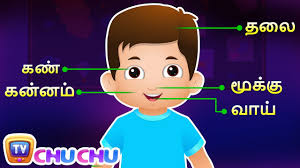 Tamil kids exercise learn body parts. à®à®¨ à®¤ à®š à®© à®© à®µ à®°à®² à®•à®³ Parts Of The Body Actions Song Tamil Rhymes For Children By Chuchu Tv Youtube