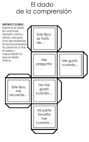 El Dado De La Comprension Lectora Es Una Divertida Forma De Que El Nino Comprenda Lo Que Lee C Comprension Lectora Lectura Y Escritura Lectura De Comprension