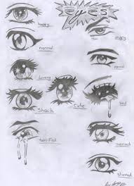 The more you try, the better skill will be. Images Of Drawing Anime Eyes Closed Happy