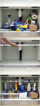 If You Have A Mess Under Your Kitchen Sink Cabinet There S No Need To Fret I Have A Super E Avec Images Rangement Maison Deco D Interieur Bon Marche Rangement Sous Evier