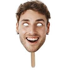 FoxyPrinting Ted The Count Hankey Lakeside Darts Celebrity Cardboard Party  Face Mask Fancy Dress : Amazon.co.uk: Toys & Games