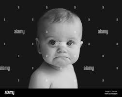 Cry baby Black and White Stock Photos & Images