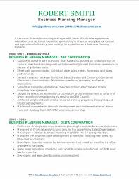 Financial planning is the process of estimating the capital required and determining its competition. Business Planning Manager Resume Samples Qwikresume