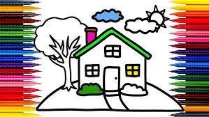 The coloring pages depicting various forms of houses are interesting to dwell on as they give you plenty of opportunities to try out diverse color shades. 1001 Ideas For Easy Drawings For Kids To Develop Their Creativity