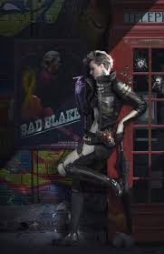 Foxy Fantasy Girl Cyberpunk Girl Cyberpunk Character Sci Fi Art