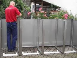 Edelstahl Produkte Design Manufaktur Wohnen Haus Garten Mulltonnenverkleidung Mulltonnenboxe Mulltonnenbox Mulltonnenverkleidung Mulltonnenbox Selber Bauen