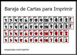 Imprimir cuadernos gratis para niños. Baraja De Cartas Para Imprimir Neoparaiso Com Didactalia Material Educativo