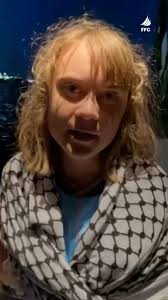 Greta Thunbgerg claims she has been kidnapped. "My name is Greta Thunberg  and I am from Sweden. If you see this video, we have been intercepted and  kidnapped in international waters by