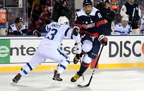 Total team effort for a big two points. Caps Light Up Leafs Lights Go Out For Outdoor Game At Navy