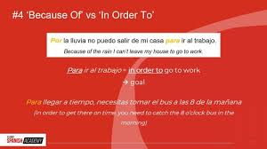 Por Vs Para In Spanish A Comprehensive Guide For Spanish