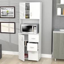 new tall kitchen microwave cart white