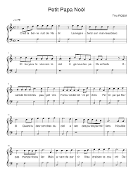 Mireille mathieu, tino rossi —petit papa noël (version inédite). Petit Papa Noel Tino Rossi Sheet Music For Piano Solo Musescore Com