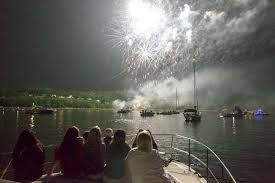 There is an alternative option for your dinghy in town, on the concrete wall just 50m west of the swimming dock. 2019 Fourth Of July Fireworks On The Chesapeake Bay Proptalk