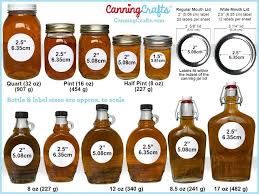 maple syrup bottle label size chart canningcrafts com