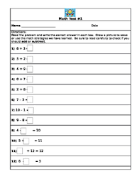Free 3rd grade subtraction worksheets including subtracting 1 3 digit numbers missing minuend problems subtracting whole tens and whole hundreds column form subtraction and borrowing across zeros. Math Assessment Grade 1 To Grade 3 Addition Subtraction Word Probs Fact Families