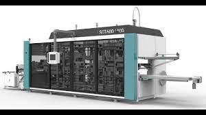 FSET-600/400-A Automatic 3 Station Thermoforming Machine - YouTube
