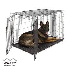 Midwest Homes For Pets Dog Crate Icrate Single Door And Double Door Folding Metal Dog Crates Fully Equipped Check Out Th In 2020 Dog Playpen Dog Cages Dog Crate