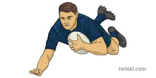 Maxi shield pairs up the girls with their rugby player and generally plays fair. Rugby Spieler Scoring A Try Person Schottland Sport Sechs Nationen Ks2