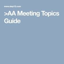 Chaired by one of our own rca alumnus, each week, using aa approved literature, we will cover topics catered to. Aa Bb Readings