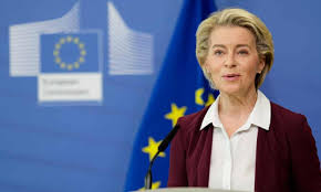 She is the first woman to serve in the role, which is responsible for legislation affecting more than 700 million europeans. Ursula Von Der Leyen Says Eu Has Reached Covid Vaccine Target European Union The Guardian