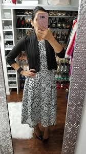Black 3 4 Length Sleeve Jacket Ross Black And White Leaf Design Tea Length Sleeveless Dress Dd S Black And White Leaves Black Pointed Toe Heels Clothes