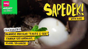 The customer service was good but messy at the same time. Sapedek Feat Bamboo Biryani Taste See Youtube