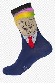 Find illustrations of donald trump. Funny Donald Trump Socks With Hair Donald Trump Socks Clipart 1644101 Pinclipart