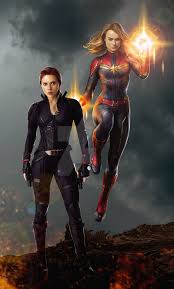 Free download the black widow 10k wallpaper ,beaty your iphone. 1280x2120 Captain Marvel And Black Widow Iphone 6 Hd 4k Wallpapers Images Backgrounds Photos And Pictures