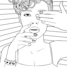 Pin On Beautiful Women Coloring Pages For Adults
