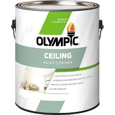 Shop valspar® paint at lowe's! Olympic Ceiling Tintable Flat Latex Interior Paint And Primer In One Actual Net Contents 124 Fl Oz In The Interior Paint Department At Lowes Com