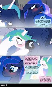 81749 - explicit, artist:anonymous, princess celestia, princess luna,  alicorn, pony, comic:stay with me sister, g4, bath, blushing, comic,  cunnilingus, dialogue, duo, english, estrus, eyes closed, eyeshadow,  female, floppy ears, frown, incest, lesbian,