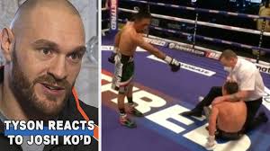Tyson Fury Reacts To Josh Warrington KO Loss vs Mauricio Lara At Wembley  Arena