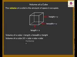 The volume of a cube can be calculated if you know its side length. Volume Of A Cube Mathematics Grade 5 Periwinkle Youtube