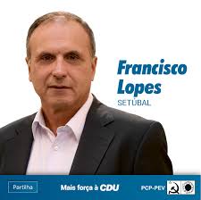 Francisco Lopes Primeiro candidato da CDU