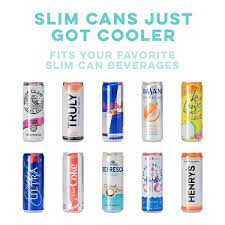 12 oz slim can drinks non alcoholic. Matte Maroon Skinny Can Cooler 12oz Swig Life