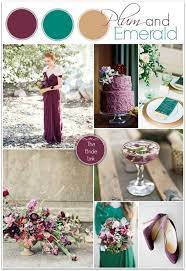 Winter Wedding Color Ideas Plum Wedding Emerald Wedding Emerald Wedding Theme