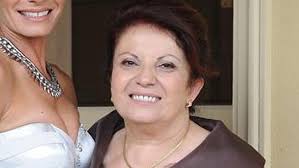 Tight squeeze for 'mummy' of the bride